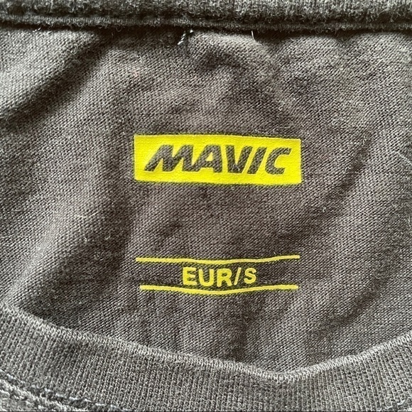 Mavic Black MTB Mountain Bike Haute Route Cotton T-shirt - S, Unisex - Picture 3 of 7
